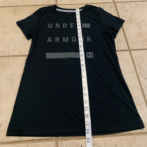 Under Armour Threadborne Black Short Sleeve Graphic Tee - Size XS - Picture 5 of 5